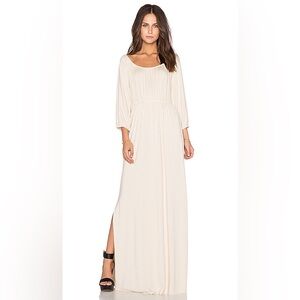 NWT Rachael Pally Freya Cream Maxi Dress